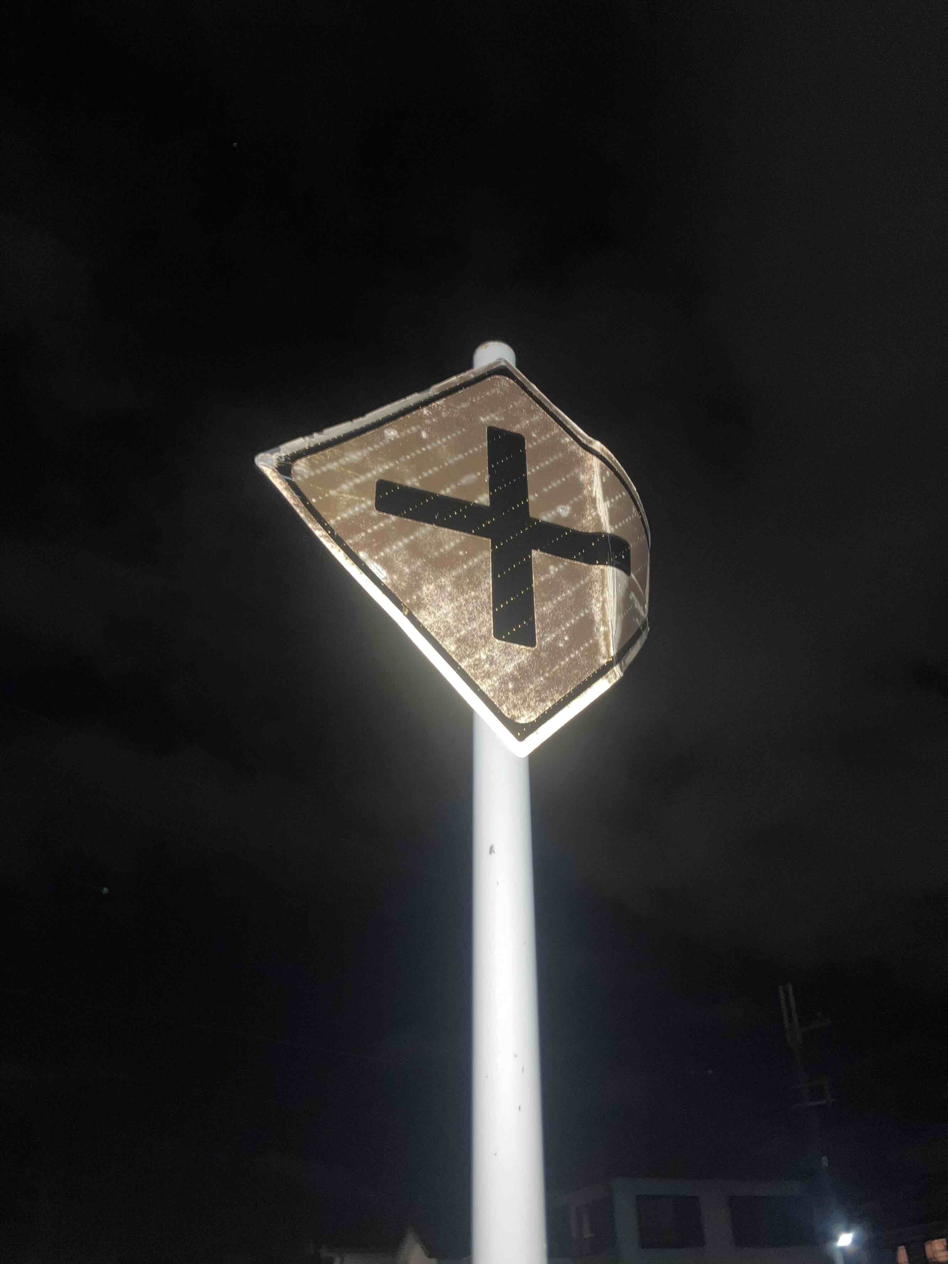 The road sign I took today, and praying to the road sign that God will save me